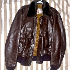 Sears Leather Shoppe Vintage Bomber